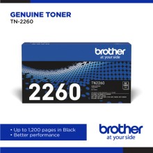 Brother Ink Toner Black TN-2260 at lowest price in Dubai, UAE